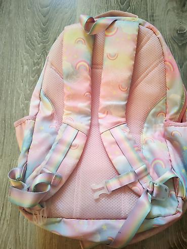 məktəb çanta: Uşaq üçün rəngarəng məktəb çantası + “ALICE Cute Collection” qələmqabı — 2