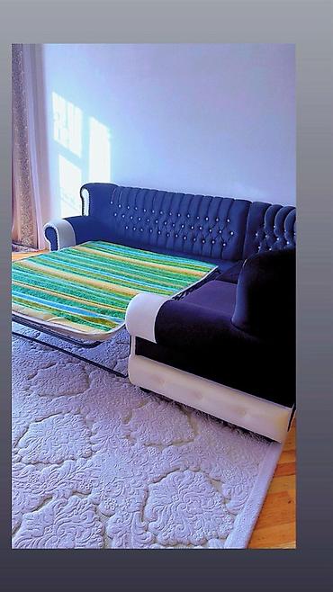 carpayı divan: L formalı yumşaq künc divan – qara-ağ rəng kombinasiyası ilə — 2