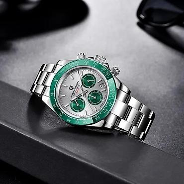 Ručni satovi: PAGANI DESIGN PD-1644 Sport - 40mm - Zelena -Rolex Daytona — 8