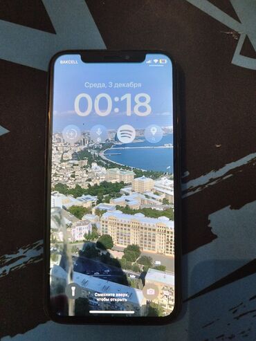 Apple iPhone: IPhone X, 256 GB, Zəmanət — 12