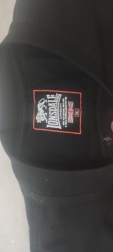 алпак кардиган: Мужская толстовка, 3XL, Lonsdale London, Б/у, цвет - Черный — 3