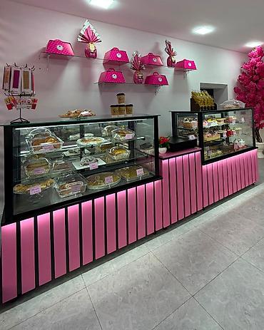 Оборудование для бизнеса: 1500₼ şirniyyat uçun vitrin soyuducu 3.3ölçü çox az işlənib 2ay deyil — 1