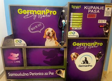 kucice za pse sa boksom: Mašina za samousluzno kupanje pasa german pro kao nova kao i kompletan