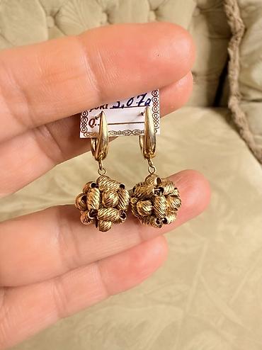 pandora sirqa: Sırğa, Pandora, Sarı qızıl, 585 Əyar, 387 g — 5