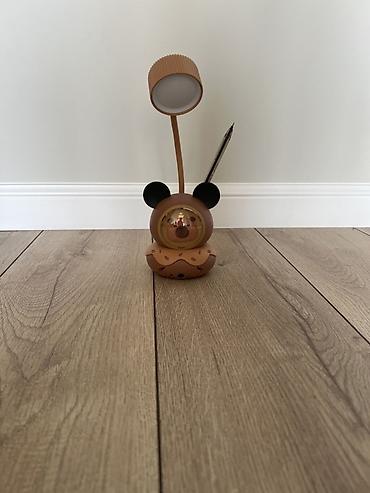 mini projector: Настольная LED-лампа с подставкой для канцелярии (декор “мишки”) - — 3