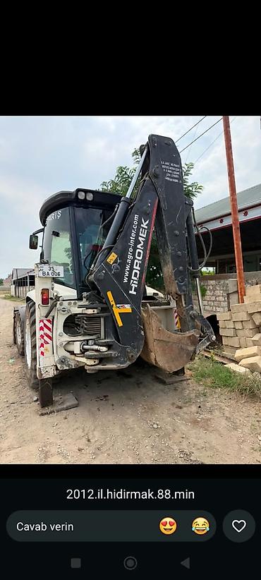 ekskovatorlar: Hidromek HMK 102B ekskavator-yükləyici xidməti - Güclü arxa — 6
