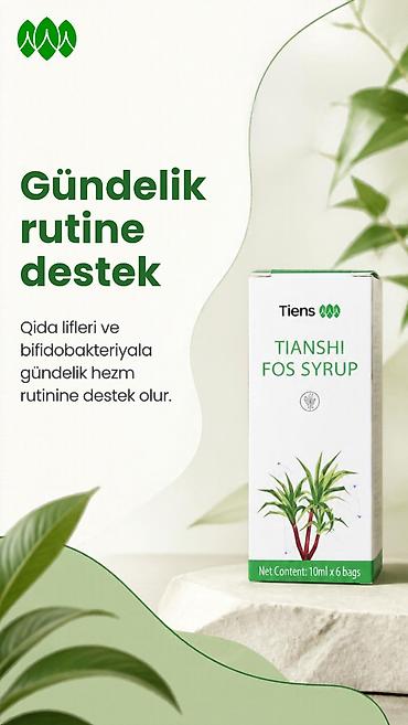tibbi araba: 🌿 Tiens Fruktozan — fruktoza siropu və bitki mənşəli qida lifləri olan — 4
