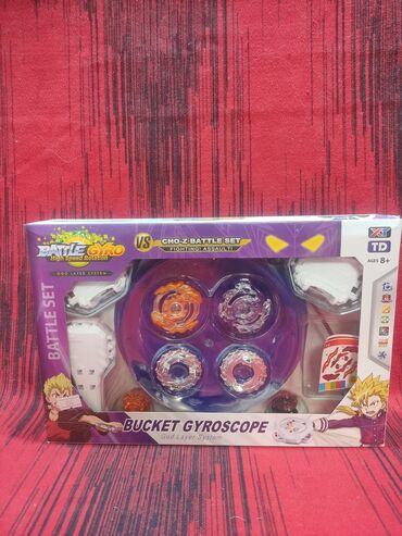 Игрушки: Набор для сражений бейблейдов “Bucket Gyroscope” (God Layer System)