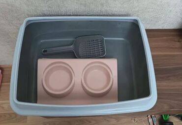 вольер для собак: Ev heyvanları üçün dəst - Böyük ölçülü plastik konteyner/qutu – pişik