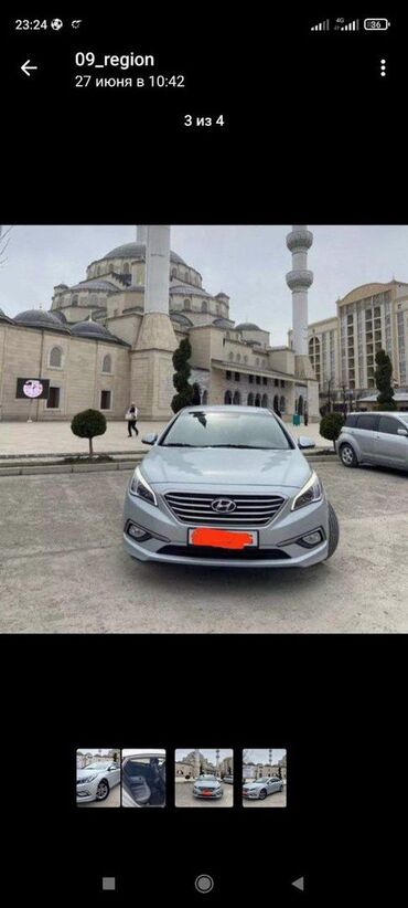 hyndai sonata lf: Hyundai Sonata: 2016 г., 2 л, Автомат, Газ, Седан