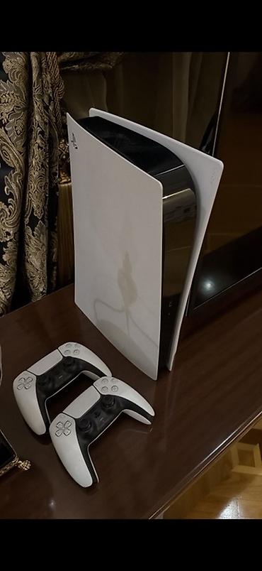 ssd ps5: PlayStation 5 (Diskli versiya, “Fat” korpus) + 2 ədəd DualSense — 2
