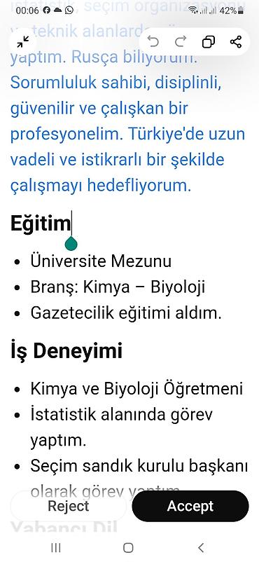 kloun sekilleri: Müəllim, Kimya, 5 ildən artıq təcrübə — 2
