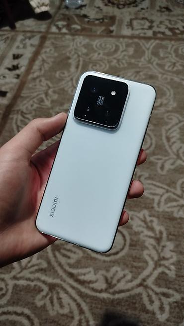 Уюлдук телефондор жана аксессуарлар: Xiaomi, 14, Колдонулган, 256 ГБ, түсү - Ак, 2 SIM — 1