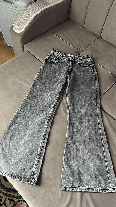 denim: Джинсы, Клеш, Средняя талия, Вареные, XS — 1