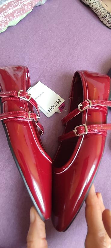 Mokasine: Massimo Dutti kožne 6000,mokasine crne kožne 2000 nove,nove Bordo — 5