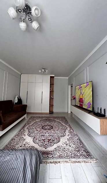 молодежный квартал: 1 комната, 48 м², Ала-Арча ТРЦ 6 этаж, Евроремонт — 8
