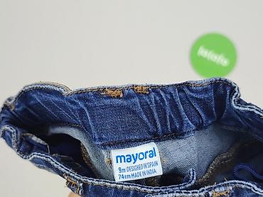 mk botki: Spodnie jeansowe, Mayoral, 6-9 miesięcy, stan - Bardzo dobry — 4