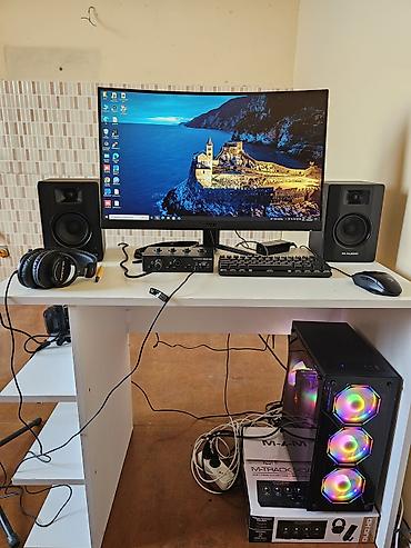 Masaüstü kompüterlər və iş stansiyaları: Studyo və oyun üçün tam masaüstü PC + audio qurğular dəsti Komputer — 7