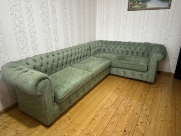 Mətbəx mebeli: Künc divan, Açılmayan, Bazasız, Vеlur parça