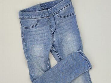 mohito spodnie jeansy: Spodnie jeansowe, H&M, 3-4 lat, 98/104, stan - Dobry