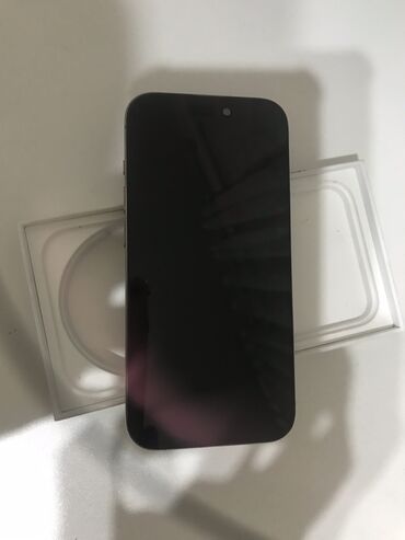 ноутбуки в рассрочку в бишкеке: IPhone 15 Pro, Колдонулган, 128 ГБ, Natural Titanium, Каптама, Куту