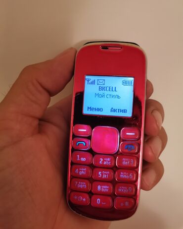 сотовый телефон fly fs458: Nokia 1, rəng - Qırmızı, Düyməli