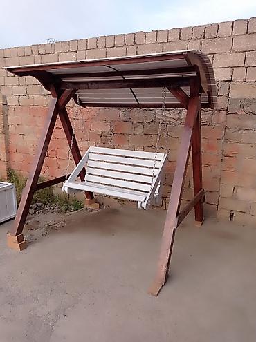 ak mebel: Bağ yelləncəyi – damlı, zəncir asqılı - Məhsul: Açıq havada — 1