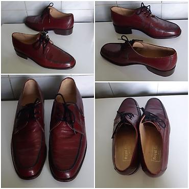 patike br 39: Muške kožne cipele Royal Class – bordo Made in Italy. - Elegantne — 2