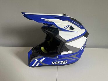decathlon kopacke za decu: 05. Nov model kacige Racing u plavo beloj boji Imam u svim velicinama