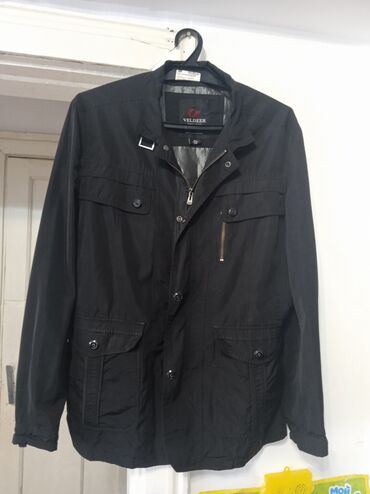 пиджак кожа: Плащ 2XL (EU 44), 3XL (EU 46), 4XL (EU 48), цвет - Черный