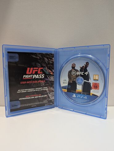 Игры для PlayStation: Игровый диск EA Sports UFC 4 для PlayStation 4-5 возможен небольшой
