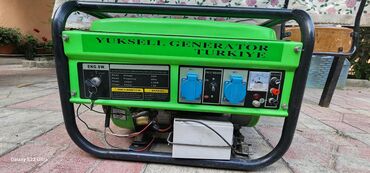 əl generatoru: Generator təmiz türk malıdı. 4.5 kw. Bir evi işıqlandırmağa bəs edir