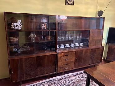 Дубал шкафтар: Стенка/сервант в стиле mid-century (ориентировочно 60–70‑е годы). Два — 3