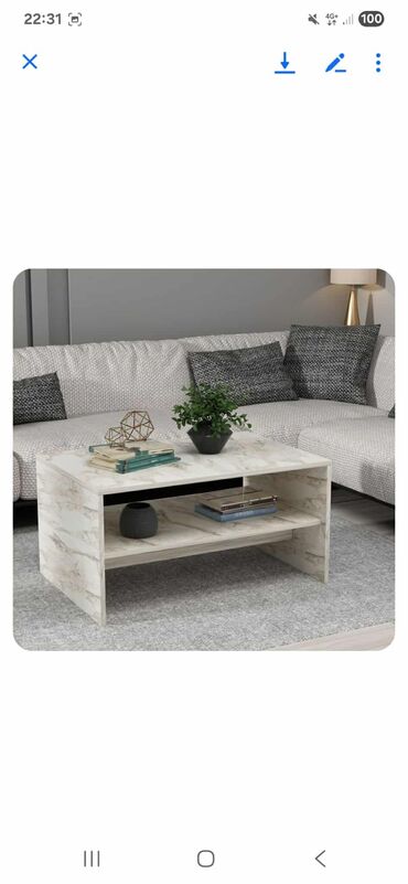 Stolovi: Apollon - White, Sapphire Oak White Sapphire Oak Coffee Table 100% — 10