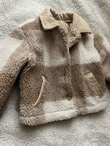 детская осенняя одежда: Zara uşaq kürk jaketi - Model: Zara Kids (etiketdə “18-24 ay / 92 sm”