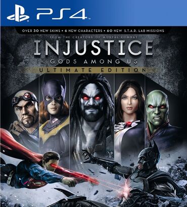 Video oyunlar üçün aksesuarlar: Ps4 injustice gods among us oyun diski