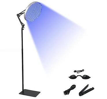 helanke sa kompresijom: LED lampa za plavo svetlo 460 nm – kućna fototerapija i brzo — 9