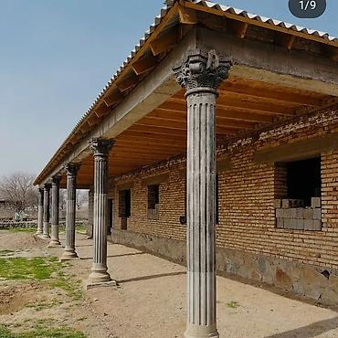 Железобетонные столбы для заборов: Декоративные монолитные колонны из бетона Римский колона куйуп Беребиз — 1