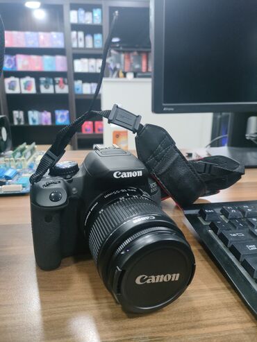 canon satilir: Canon650D+Çantası üstünde verilir.Demek olar ki istifadə olunmayıb