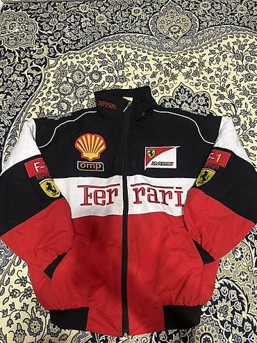 две кожаные куртки: Куртка Scuderia Ferrari (гоночная командная стилистика) - Цвета — 1