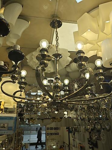 omid cilcıraq: Çılçıraq, 8 lampa, Metal — 5