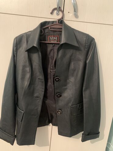 кожаный сюртук: Кожаная куртка, Классическая модель, Натуральная кожа, XL (EU 42)