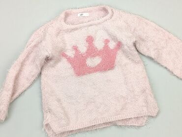 pudrowy roz sweterek: Sweterek, Pepco, 4-5 lat, 104-110 cm, stan - Dobry