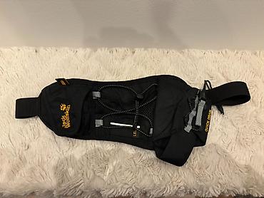 Oprema za kampovanje: Prodajem original Jack Wolfskin pojasnu / trkacku torbicu, crna boja — 7