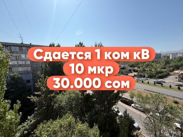 1 комнатная квартира бишкек снять долгосрочно: 1 бөлмө, Риелтор, Чогуу жашоосу жок, Жарым -жартылай эмереги бар