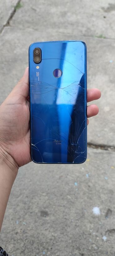 телефоны xiaomi redmi нот 7: Redmi, Redmi Note 7, Б/у, цвет - Синий, 1 SIM, 2 SIM