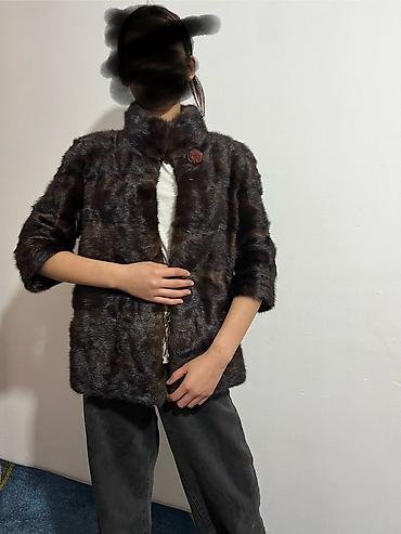 Шубы: Шуба, Норка, По колено, M — 1