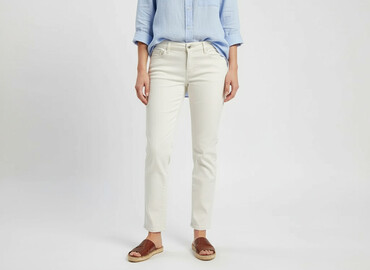tk maxx spodnie: Material trousers for women, size M