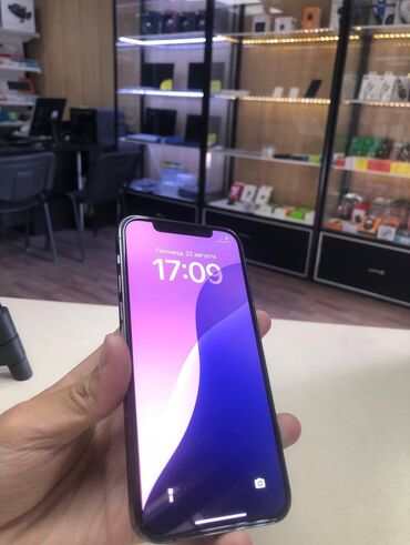 компютеры ош: IPhone 12 Pro, Б/у, 256 ГБ, Черный, Защитное стекло, Кабель, 81 %