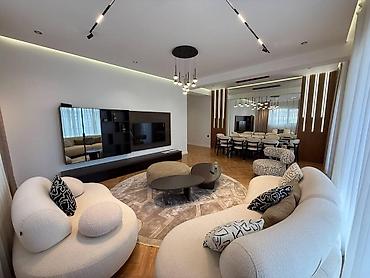 ev alqi satqi baki: İcarəyə verilir 3 otaqlı yeni tikili 160 m², Ağ şəhər q. 3 500 AZN/ay — 1